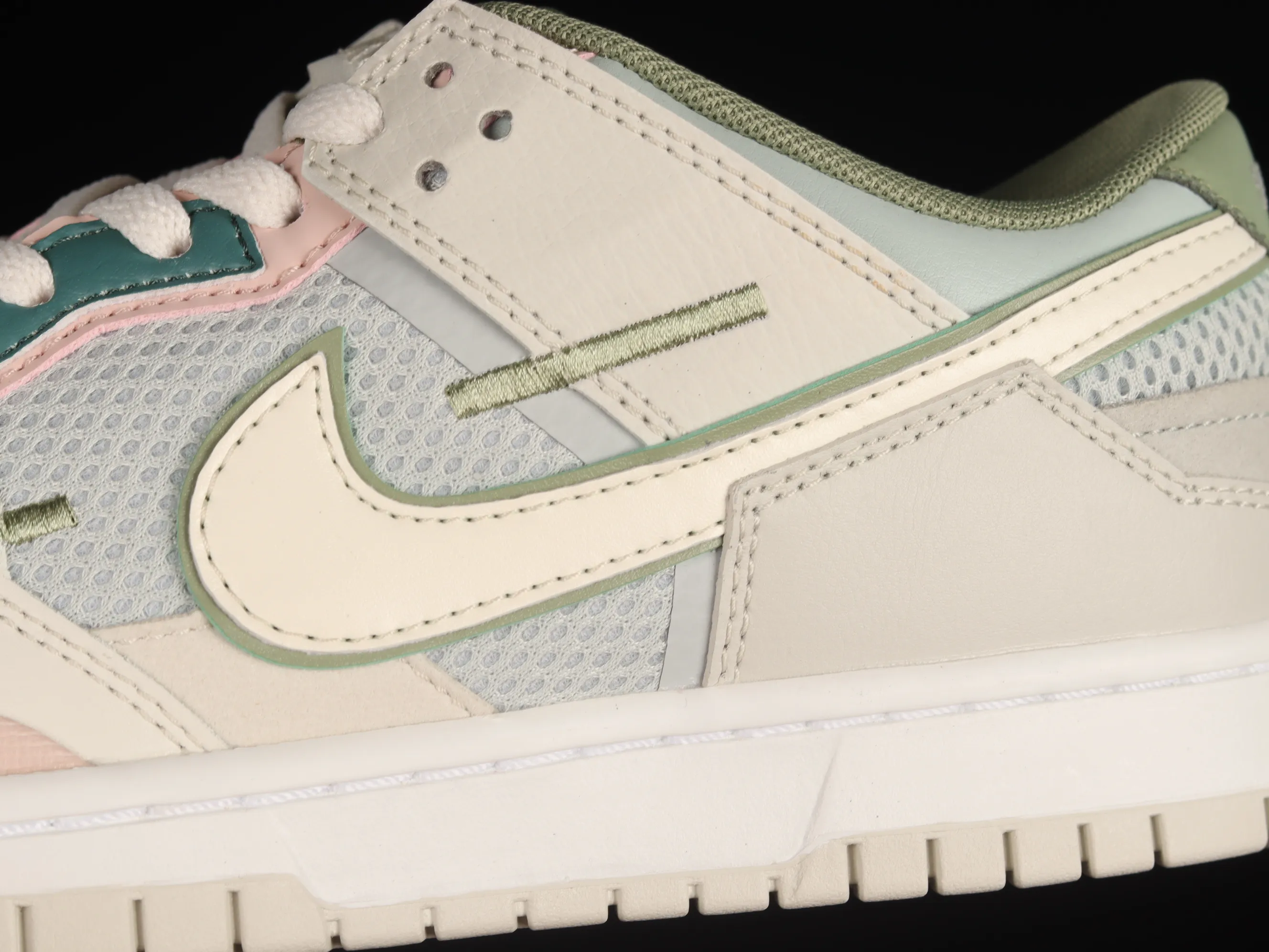 All Categories Nk SB Dunk Series Nk SB Dunk Low Low-top Skateboard Shoes #ZG Version Nk Dunk Scrap Mint Color Stitched Low-top Skateboard Shoes DM0802-001